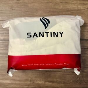 NWT SANTINY Womens Pleated Tennis Skort White Size M